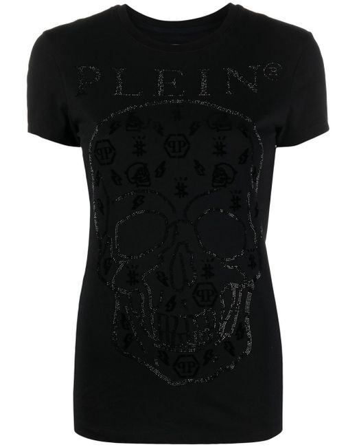Philipp Plein skull-detail cotton T-shirt