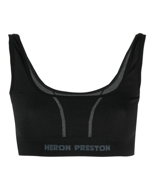 Heron Preston actvie logo-print sports bra