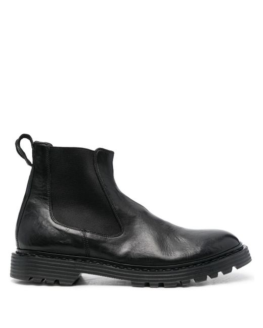 Premiata ankle-length leather boots