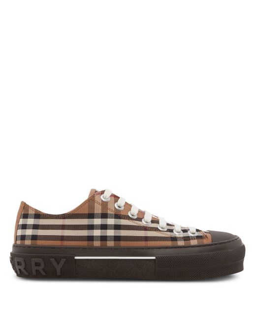 Burberry check-print low-top sneakers
