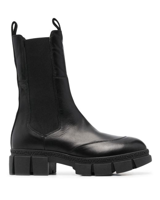 Karl Lagerfeld Aria calf-leather ankle boots