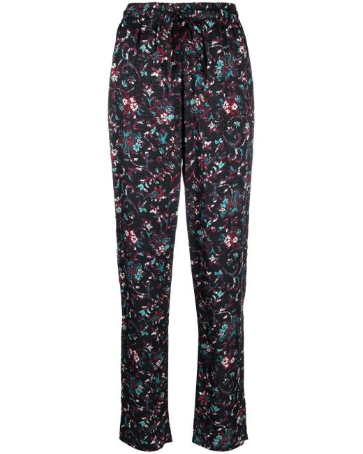Isabel Marant Etoile all-over floral print trousers