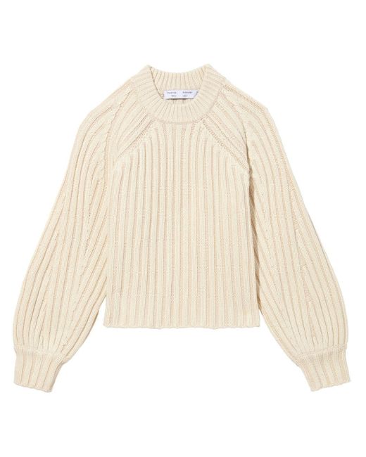 Proenza Schouler White Label cropped ribbed-knit jumper
