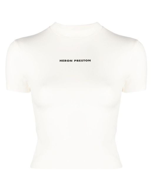 Heron Preston slogan-print short-sleeve T-shirt