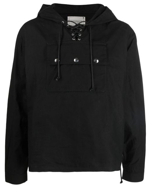 Youths in Balaclava lace-up Hooded-Parka jacket