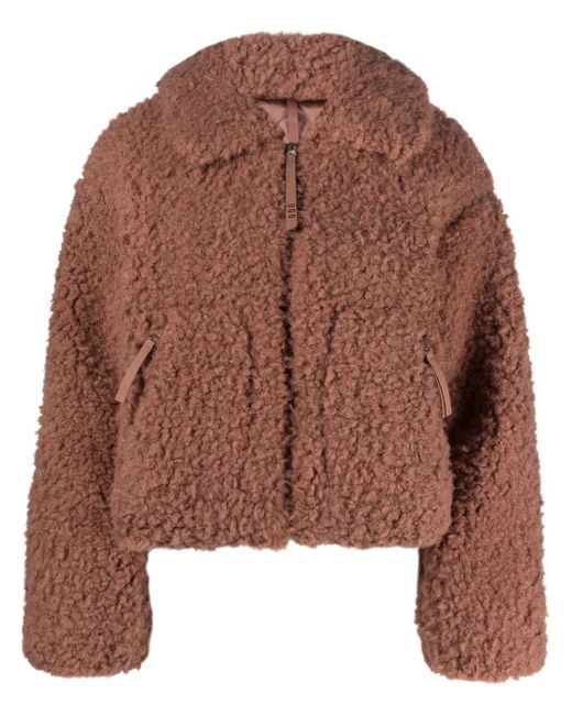 Ugg faux-shearling zip-up jacket