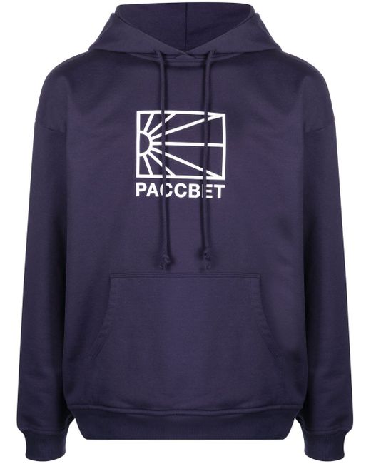 Paccbet logo-print pullover hoodie