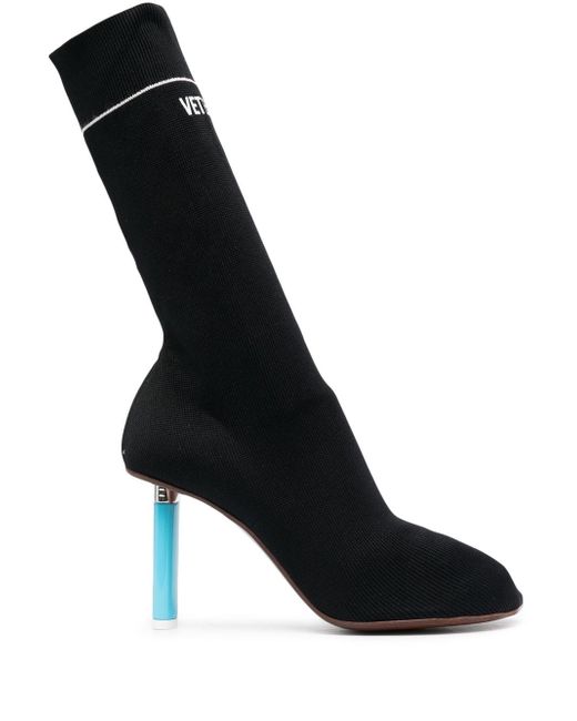 Vetements pointed sock-style boots