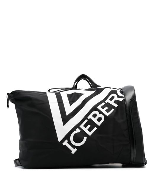 Iceberg logo-print backpack