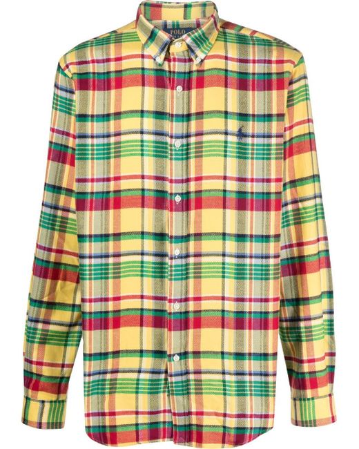 Polo Ralph Lauren check-print long-sleeve shirt