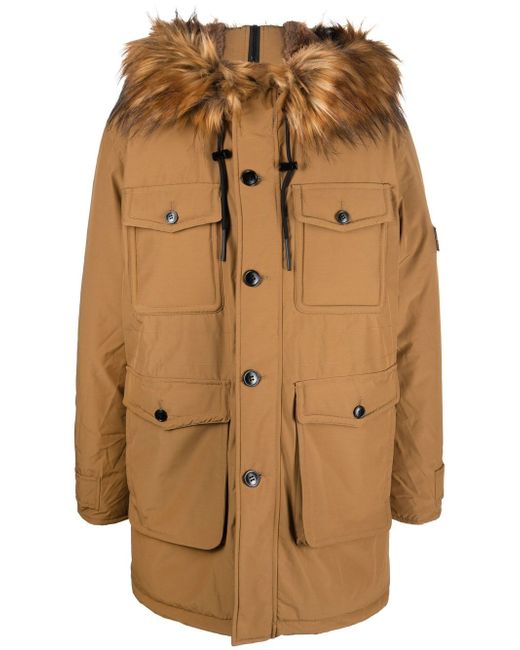 Diesel hooded parka coat