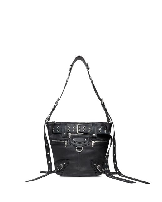 Balenciaga Emo leather bucket bag