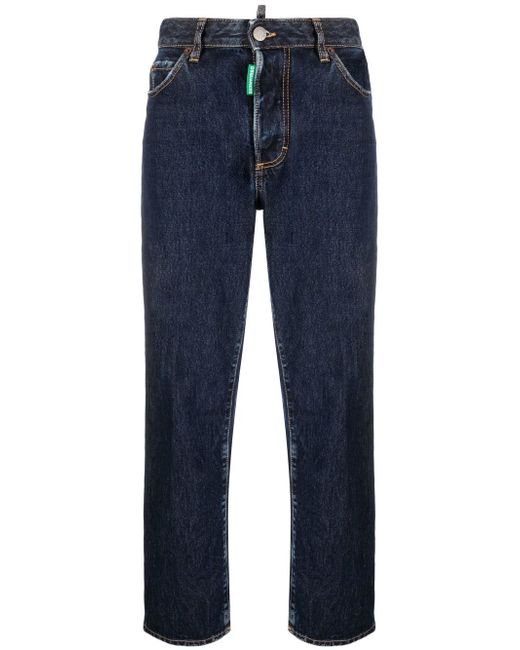 Dsquared2 cropped straight-leg jeans