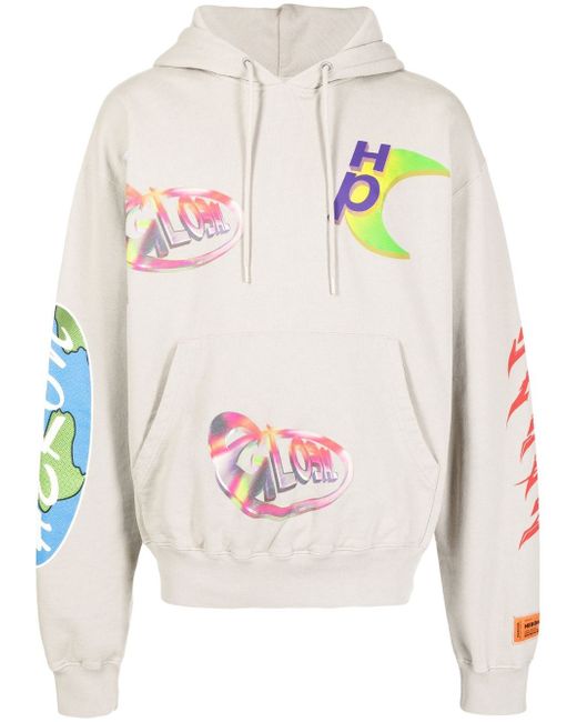 Heron Preston logo-print hoodie