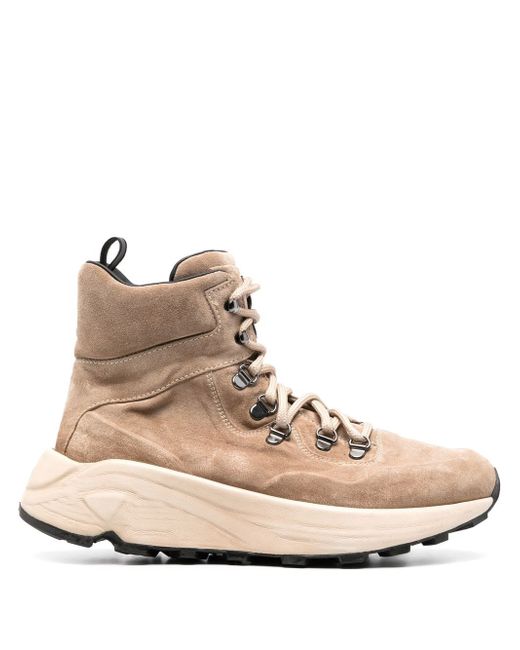 Officine Creative suede lace-up boots