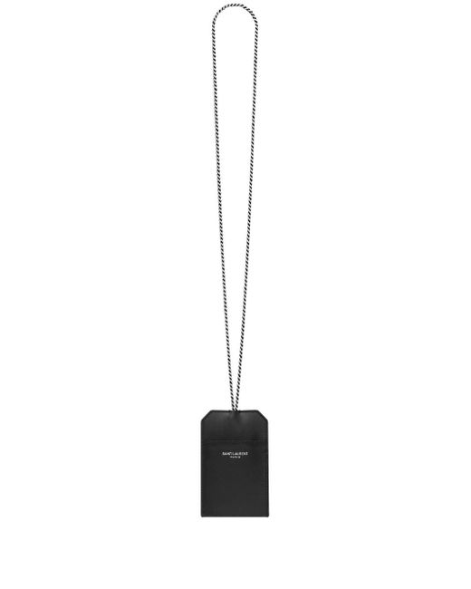 Saint Laurent hanging keyfob necklace