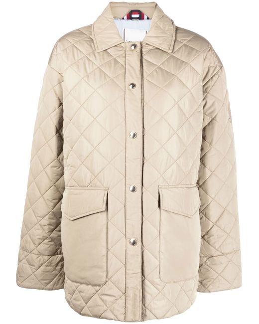 Tommy Hilfiger button-up quilted coat