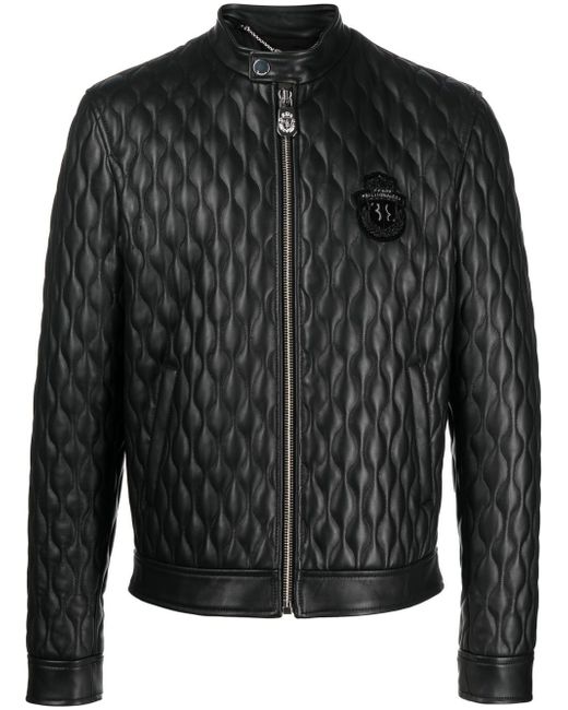 Billionaire quilted leather jacket