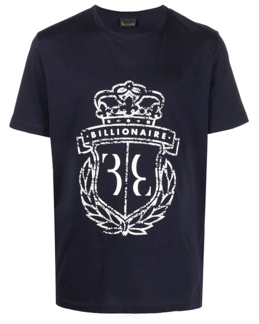 Billionaire logo-print detail T-shirt