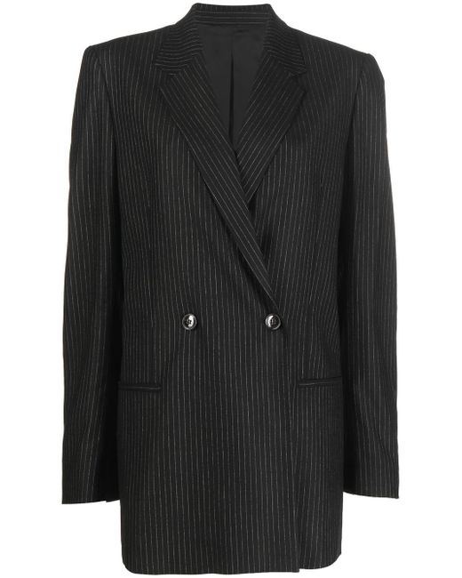 Totême pinstripe-pattern double breasted blazer