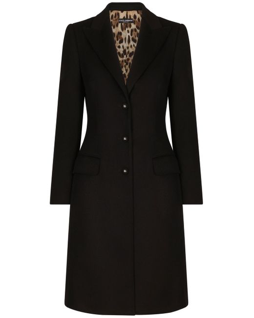 Dolce & Gabbana single-breasted button-up coat
