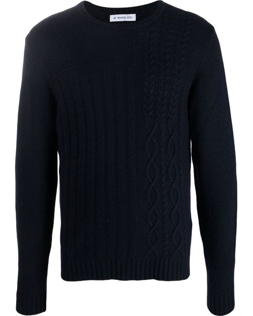 Manuel Ritz cable-knit jumper