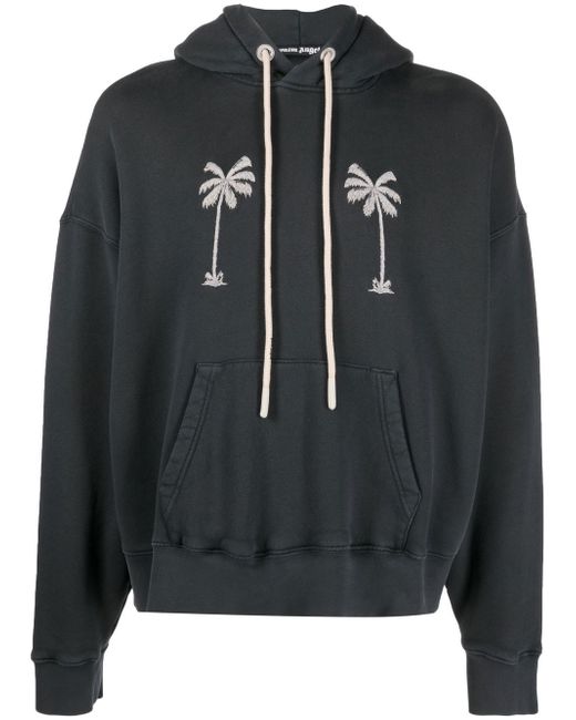 Palm Angels graphic-print cotton hoodie
