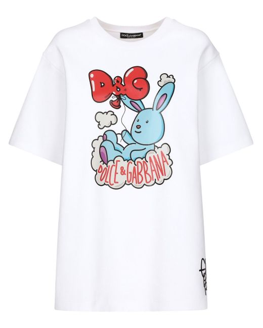 Dolce & Gabbana graphic-print short-sleeved T-shirt