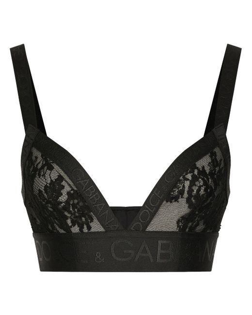 Dolce & Gabbana lace triangle bra