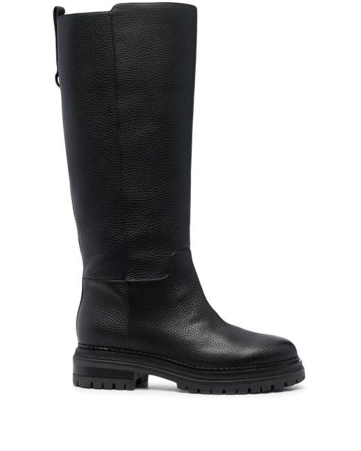 Sergio Rossi mid-calf leather boots