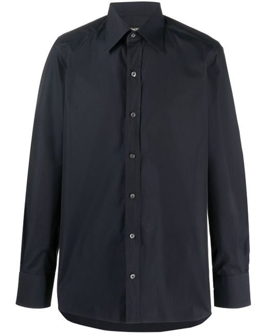 Tom Ford long-sleeve pointed-collar shirt
