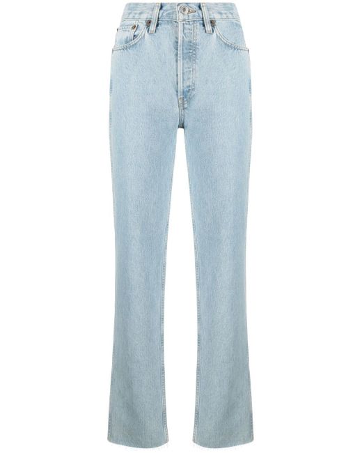 Re/Done 90s high-rise straight jeans