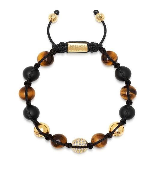 Nialaya Jewelry tiger-eye beaded bracelet