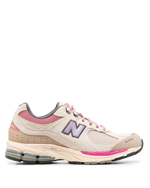 New Balance logo-patch panelled sneakers