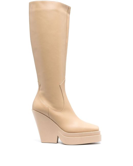 Giaborghini 120mm knee-high leather boots