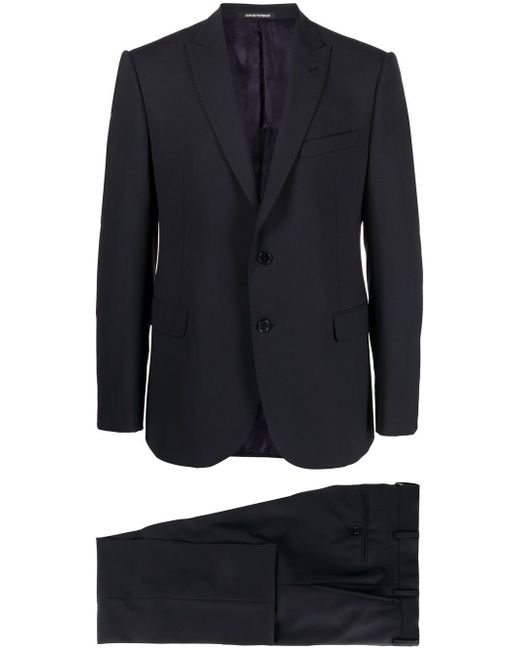 Emporio Armani single-breasted wool suit