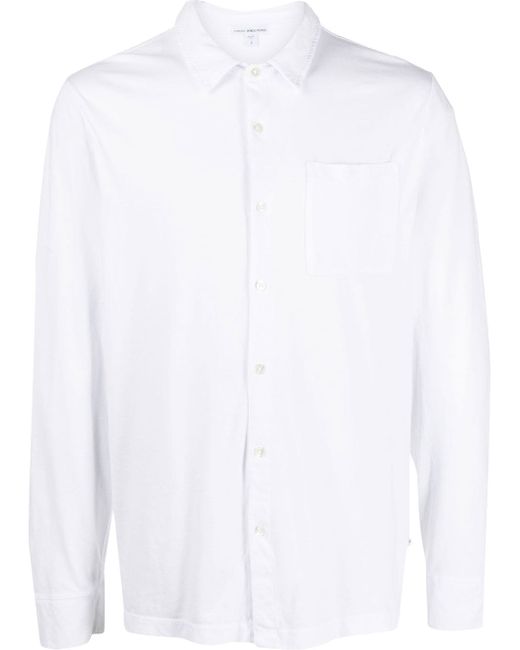 James Perse plain long-sleeved shirt
