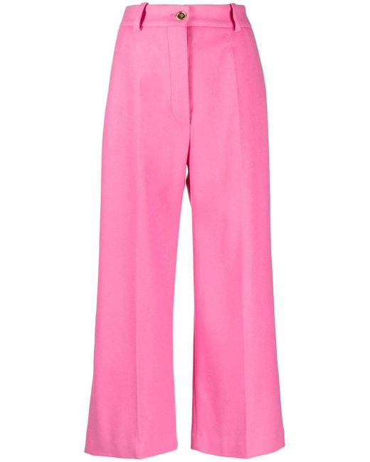 Patou cropped flared trousers