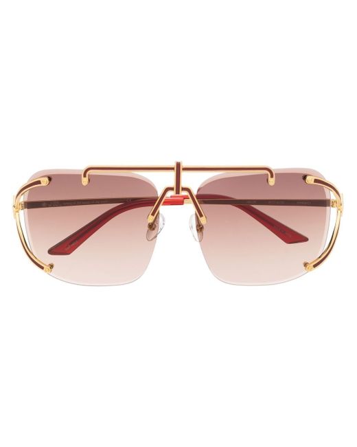 Casablanca square rimless sunglasses