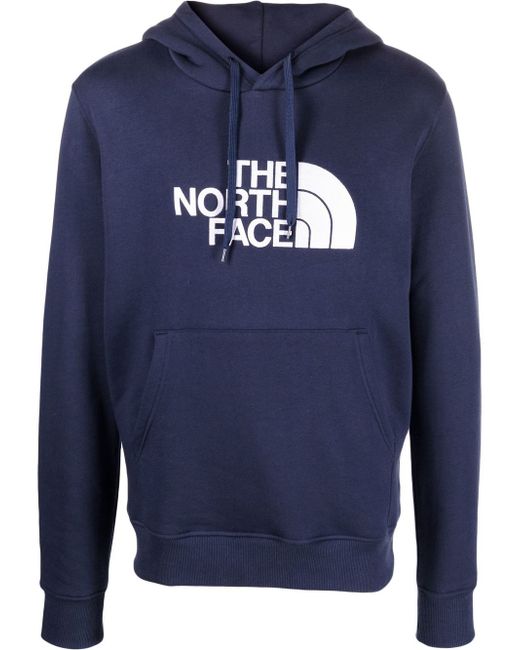 The North Face logo-print long-sleeve hoodie