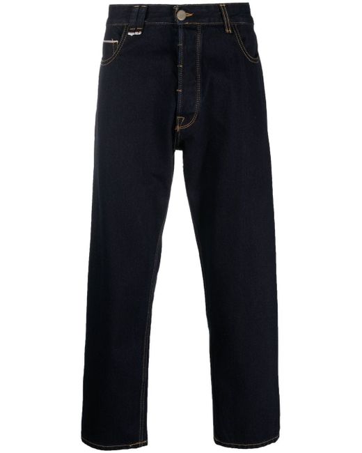 Costumein straight-leg cropped jeans