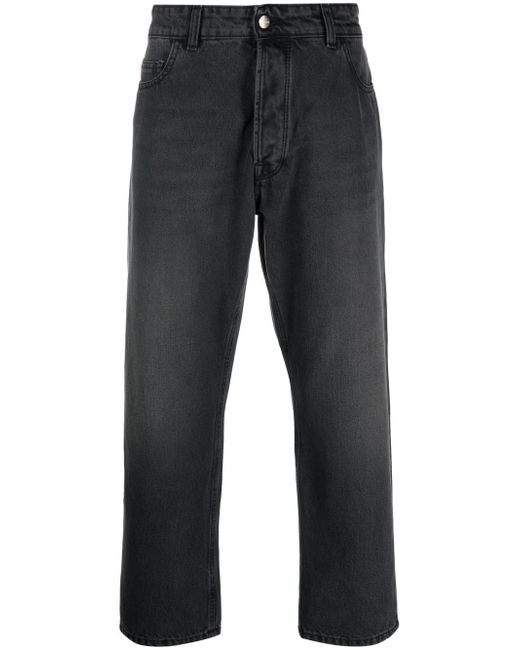 Costumein cropped straight-leg jeans