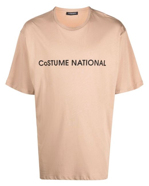 costume national contemporary logo-print crew-neck T-shirt