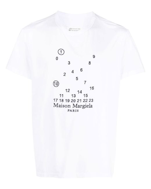 Maison Margiela graphic-print short-sleeve T-shirt