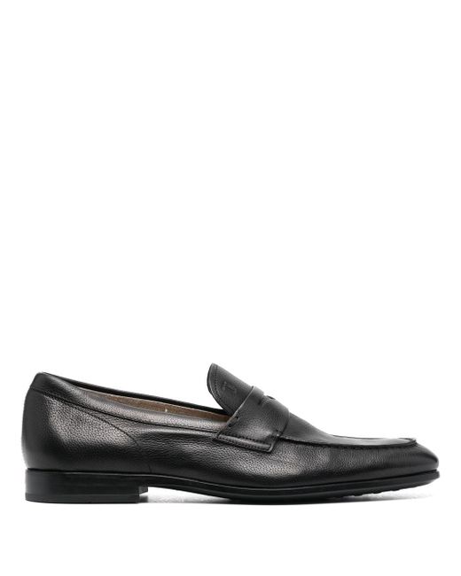 Tod's penny-slot logo-embossed loafers