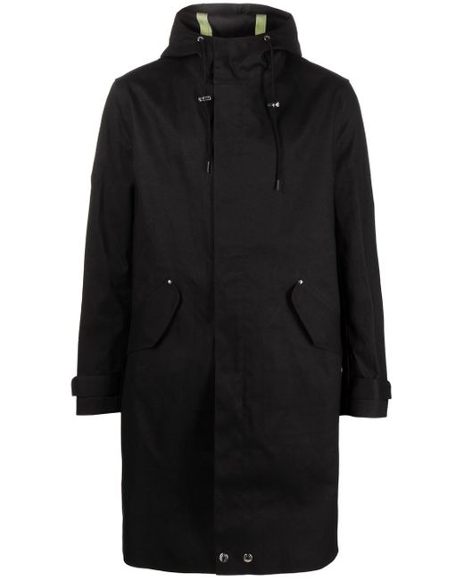 Mackintosh Granish cotton hooded coat