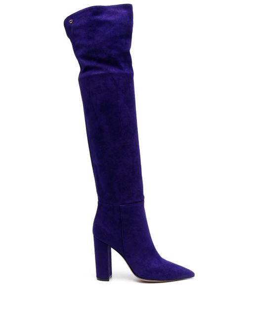 Gianvito Rossi Hansen pointed-toe 110mm suede boots