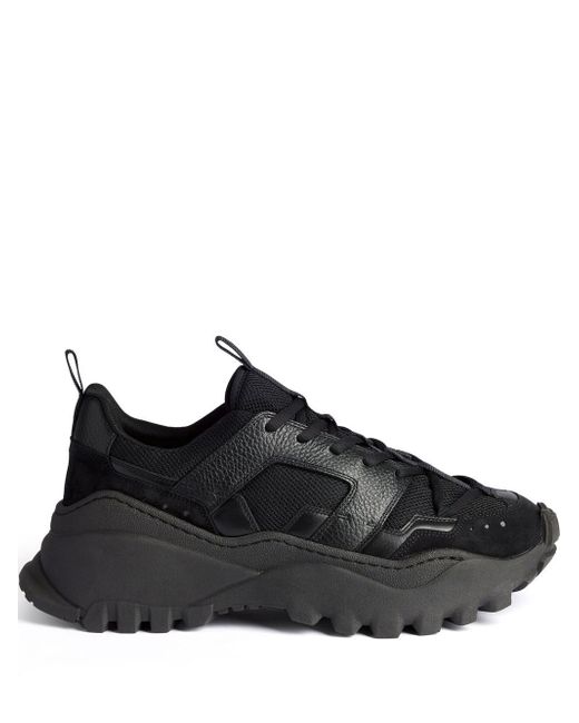 AMI Alexandre Mattiussi panelled low-top sneakers