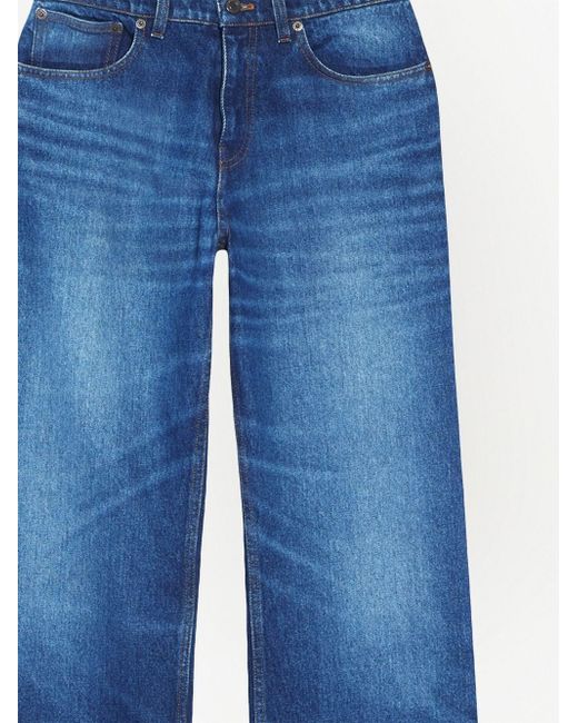 AMI Alexandre Mattiussi faded-effect straight-leg jeans