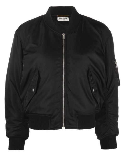 Saint Laurent zip-up bomber jacket